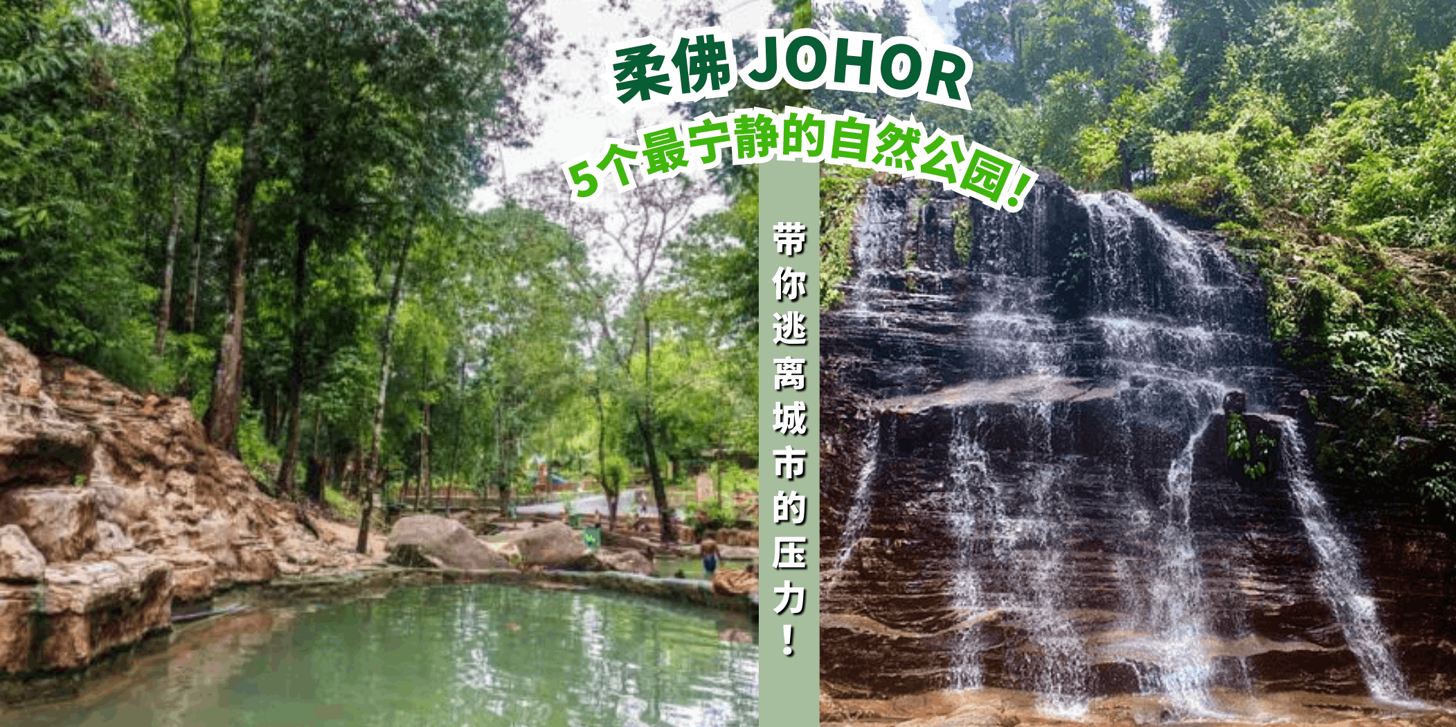 【🌿远离喧嚣！柔佛5个最宁静的自然公园，带你逃离城市的压力🌳】