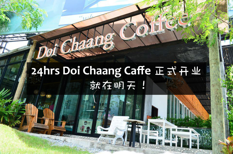 万众期待的24hrs Doi Chaang Caffe正式开业 ‧ 就在明天！