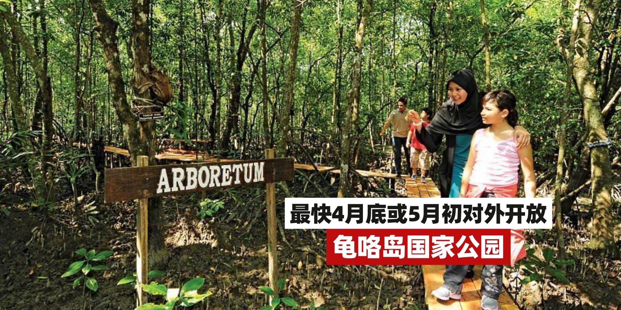 【龟咯岛国家公园预计4月底重新开放！】