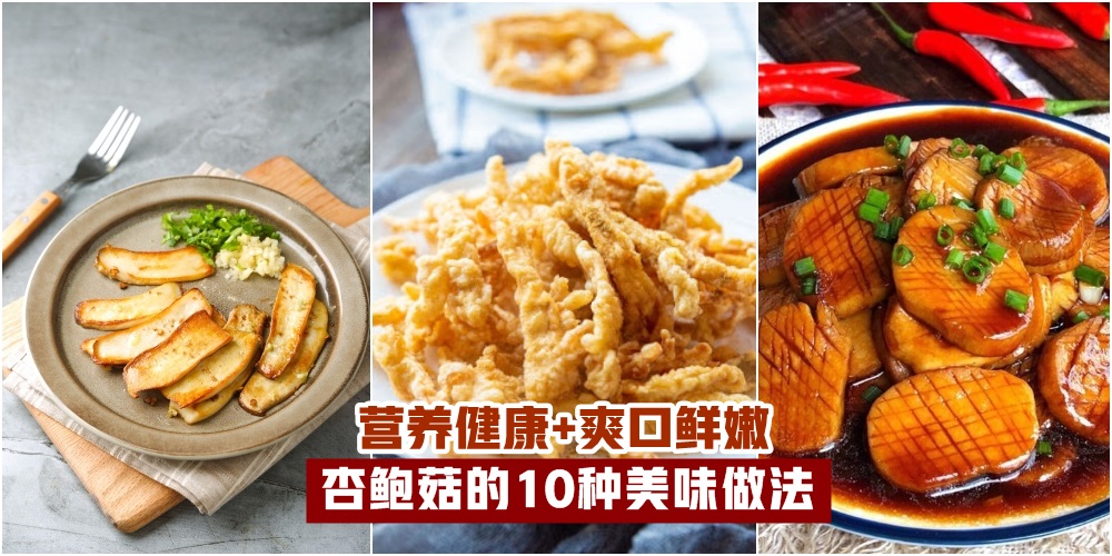 【懒人厨房】杏鲍菇的10种美味做法 · 营养健康+爽口鲜嫩 · 比肉还好吃！